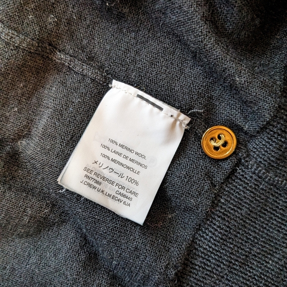 ✨SOLD✨J. Crew Merino Wool Sweater Cardigan - Picture 6 of 8